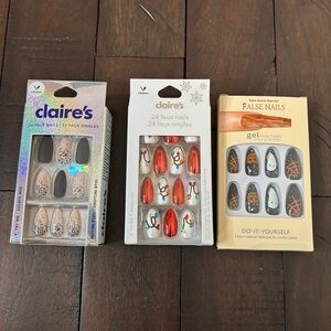 Claire's Press On Nails Vegan Almond Shape - New in Box‎ - Never Opened